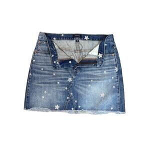 J. Crew Jeans Denim Star Mini Skirt - EUC